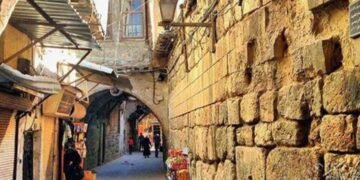 One key and two memories: the streets of Sham and the gardens of Carmel.”