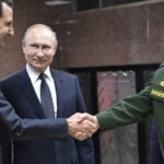 Russian President Putin meets with his Syrian counterpart Assad in Damascus