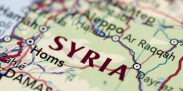 The translation of your phrase is: “Syria, the black farce; Syria, the culture; and Syria, the future.”