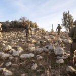 Footage released by the Israeli Army says to show Israeli soldiers operating in a location given as Golan Heights