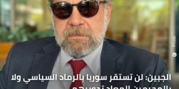 Ibrahim Al Jabin: Syrien wird sich weder mit politischer Asche noch mit recycelten Verbrechern stabilisieren