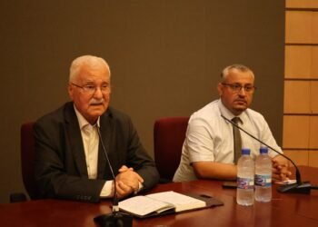 جورج صبرة عضو مجلس أمناء مؤسسة دمشق محاضراً في مركز الدراسات الاستراتيجية بجامعة دمشق