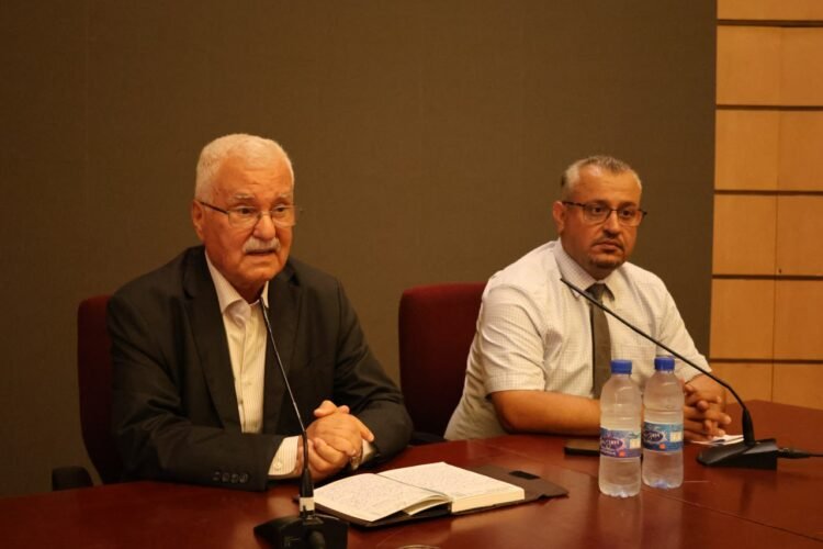 جورج صبرة عضو مجلس أمناء مؤسسة دمشق محاضراً في مركز الدراسات الاستراتيجية بجامعة دمشق