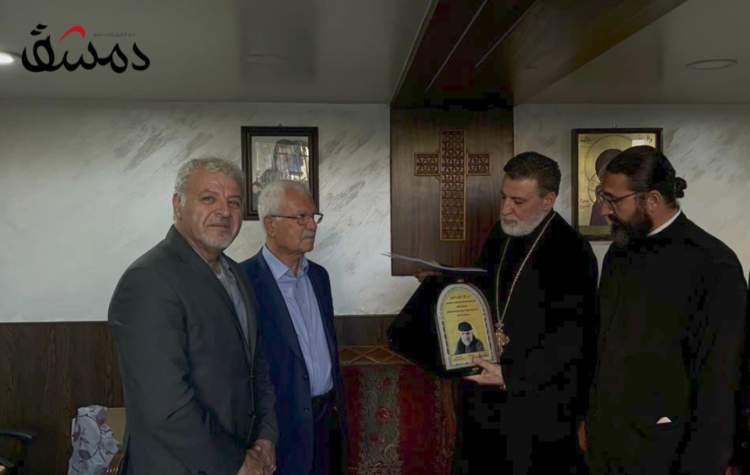 “دمشق” تكرّم كنيسة مار الياس الحيّ بدرع الأب باولو دالوليو