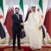 الرئيس الشرع يجدد تضامن سوريا مع قطر بعد لقائه الأمير تميم