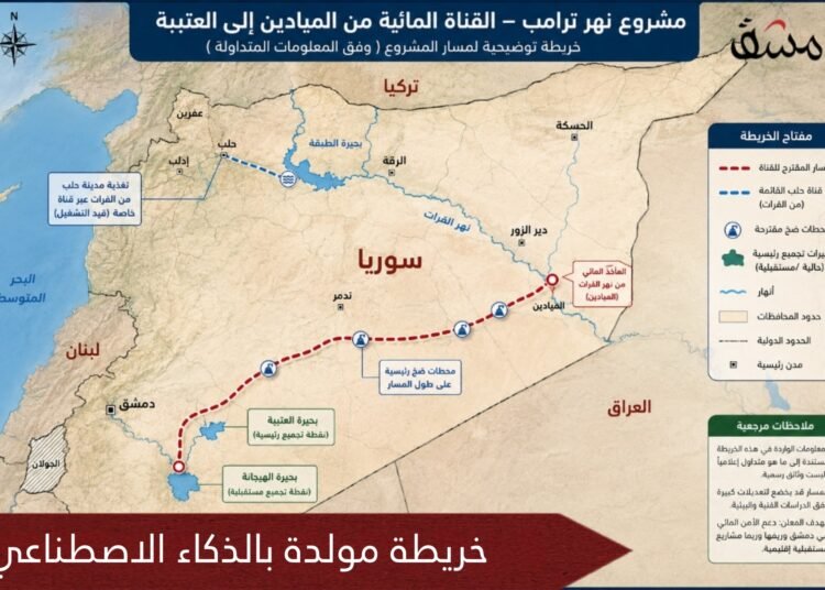 “نهر ترامب” بين الميادين والعتيبة: هل يروي الفرات دمشق بعد حلب؟