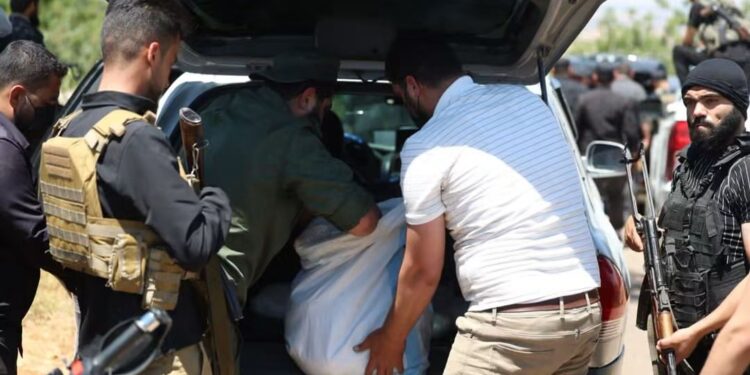 ضبط 600 ألف حبة كبتاغون وإلقاء القبض على اثنين من أخطر تجار المخدرات في حمص وإدلب