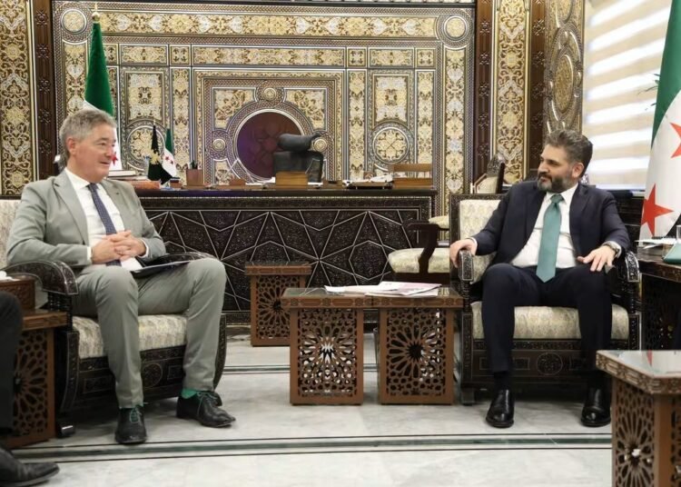 وزير الثقافة محمد ياسين الصالح يبحث مع بعثة الاتحاد الأوروبي توسيع التعاون في التراث والفنون