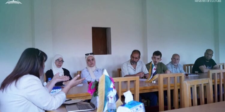 وزارة الثقافة تطلق جولات ميدانية لتعزيز العلاقات الثقافية وبناء قاعدة بيانات للفاعلين الثقافيين في المحافظات السورية