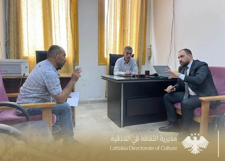 وفد وزاري يتفقد واقع العمل الثقافي في اللاذقية ويبحث سبل تطويره