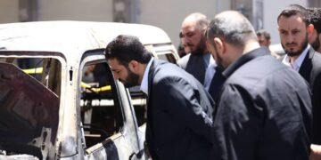 وزير الداخلية: أعمال التخريب في دمشق استهدفت التأثير على زيارة ماكرون وسنواصل ملاحقة المتورطين