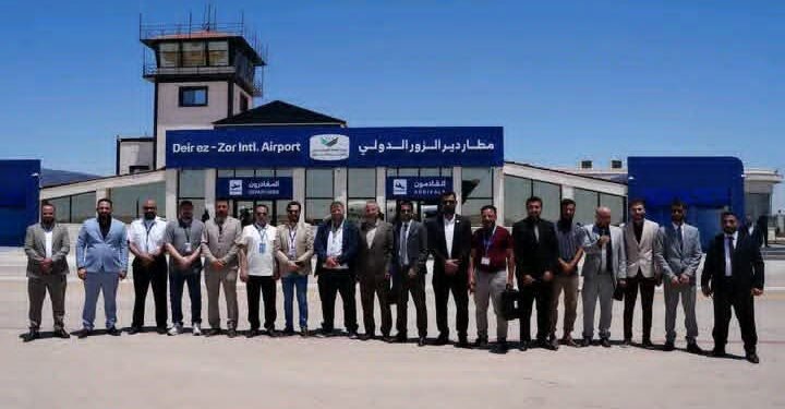 وفد كويتي يطّلع على جاهزية مطار دير الزور تمهيداً لاستئناف الرحلات الجوية المباشرة