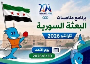 تارانتو 2026.. أربع مواجهات سورية في فردي كرة الطاولة وسيما تللو في تصفيات الجمباز